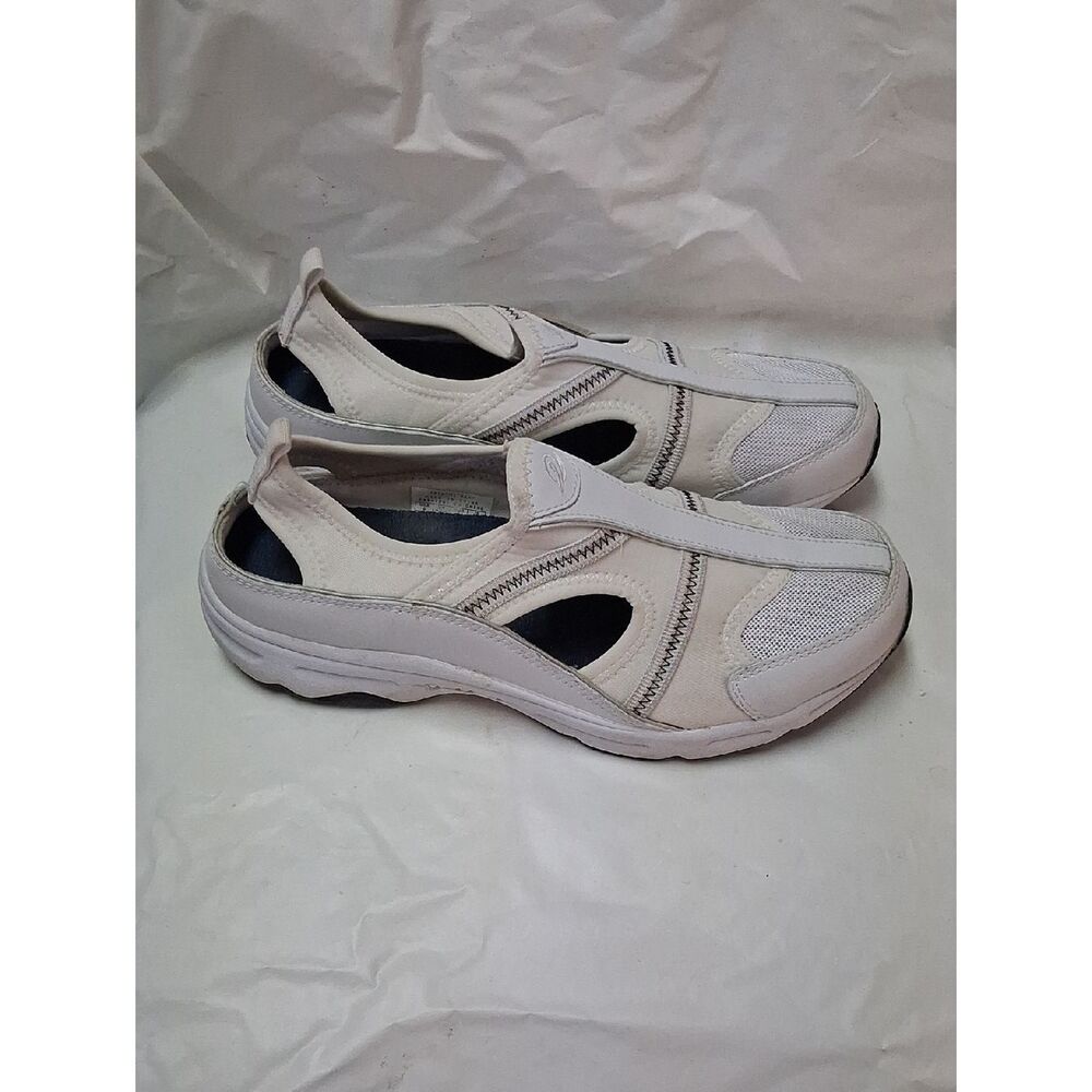 Easy Spirit Women's Slip-On Athletic Walking Shoes in Off-White Sz 9 Preowned